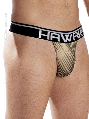 Hawaii Beige Mens Thongs