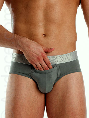 Modus Vivendi Marine Low Cut Brief 10812-BU - Topdrawers Underwear for Men